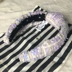 Lele Sadoughi Lilac Tweed Knotted Headband Lele Sadoughi | Accessories | Nwt Lele Sadoughi Tweed  main image 2